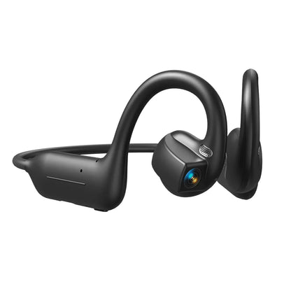 Bone Conduction Headphones with Built-In Camera
