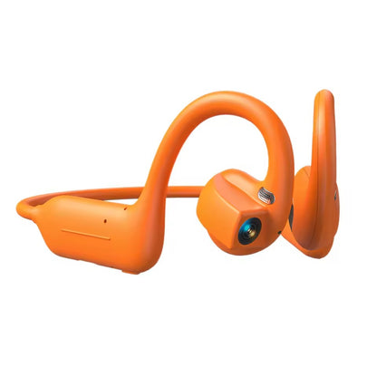Bone Conduction Headphones with Built-In Camera